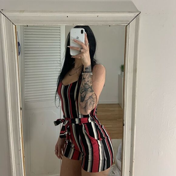 ⭐️Eclipse Colorful summer front tie romper - Picture 5 of 6